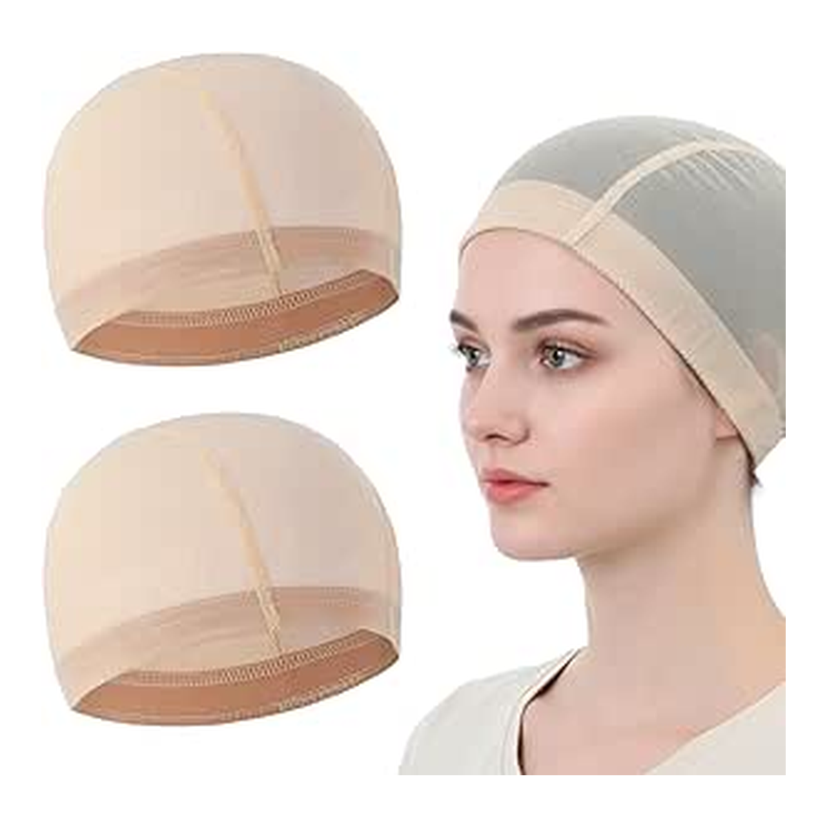 BEAUTY IN A BOX HAIR SUPPLY LLC Breathable Wig Cap 2 Pack context product image