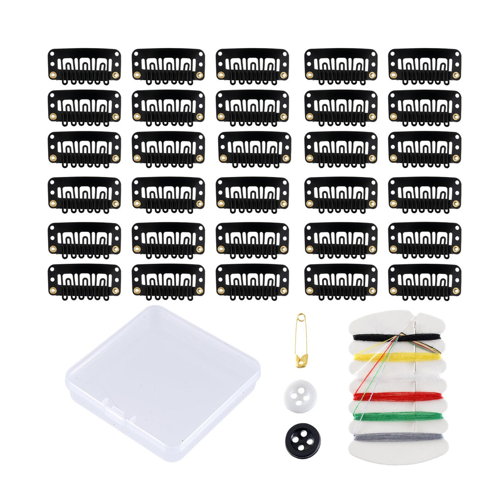 Snap Wig Clips Set Professional Pack product photo